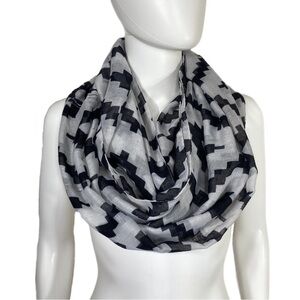 Mudd Sheer Southwestern Design Infinity Scarf